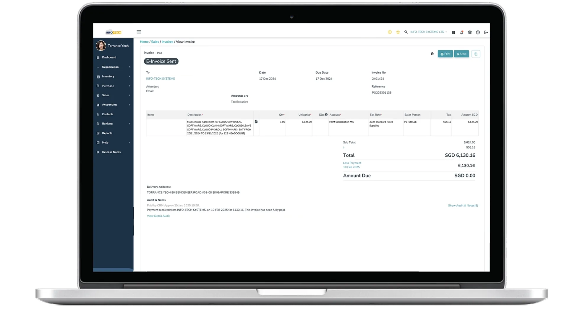 E-invoicing software banner