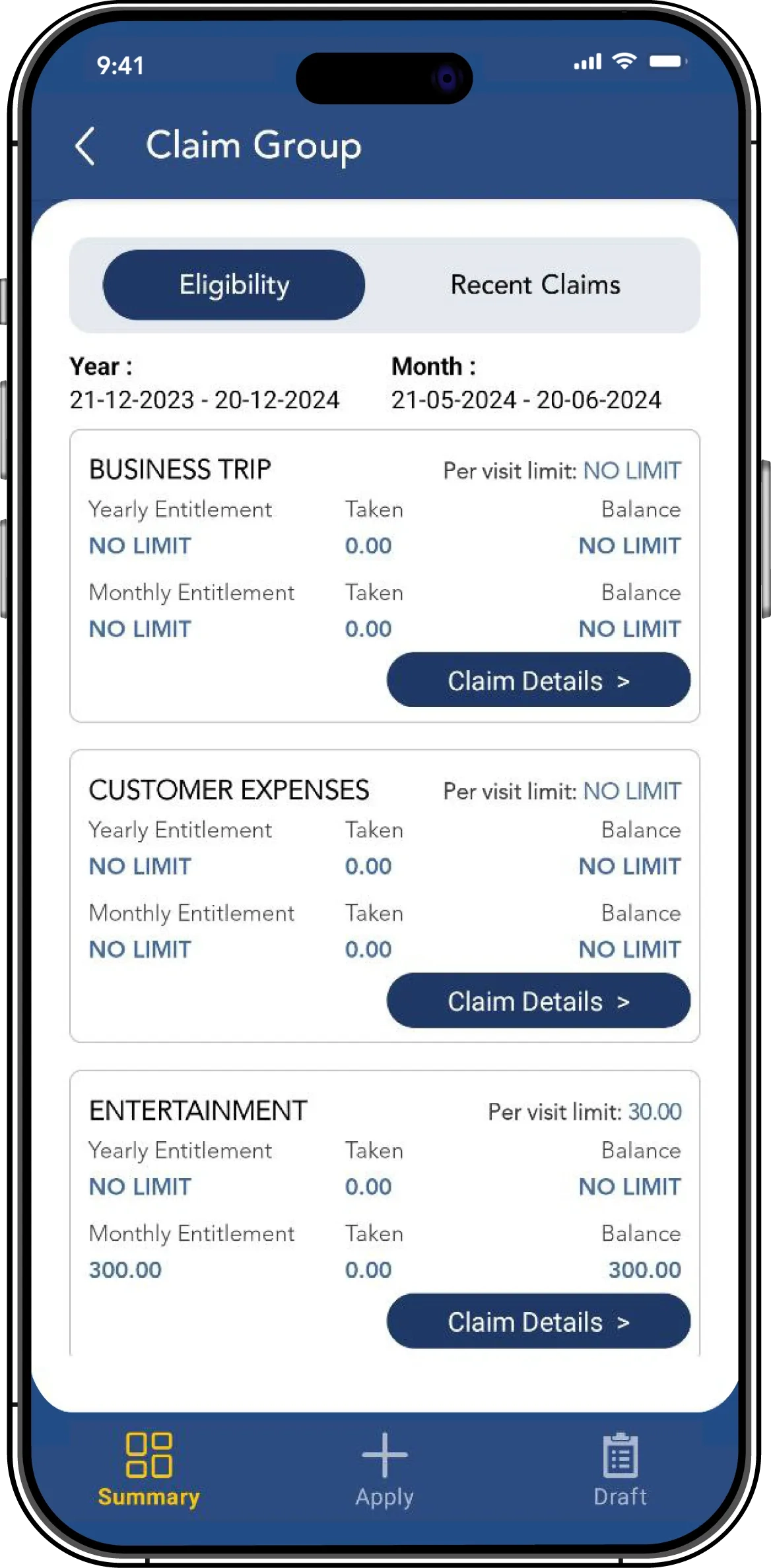 Claims management banner